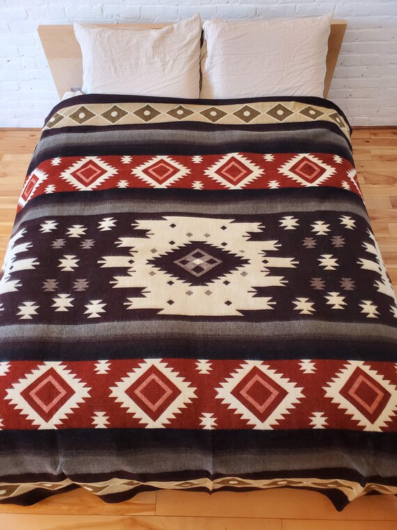 Aztec wool online blanket