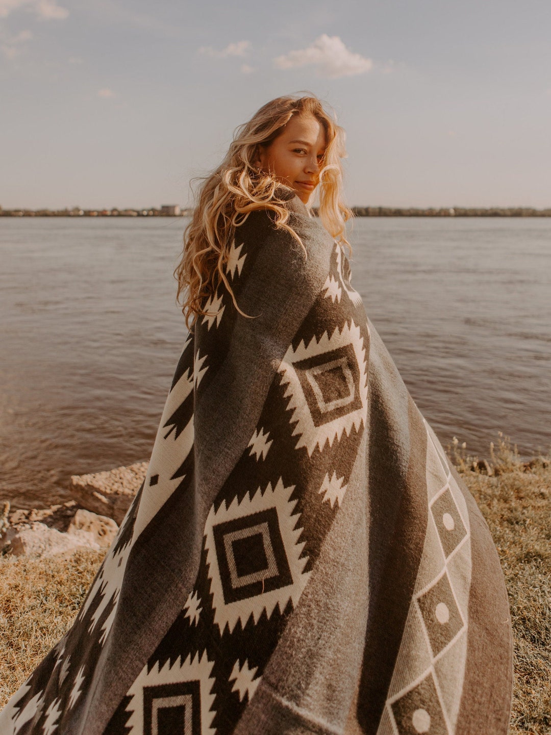 Alpaca Queen Blanket Wool Blanket Tribal Blanket Native Blanket Alpaca