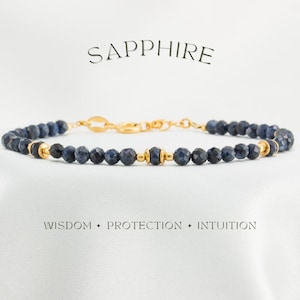 Natural Sapphire Bracelet Sapphire Gemstone