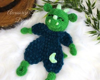 Crochet Pattern: Dragon Ragdoll Lovey/ Amigurumi/ Stuffy/ Softie/ Animal