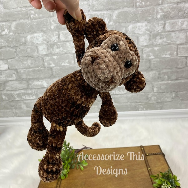 Crochet Pattern: Flip Flop Monkey / Amigurumi/ Stuffy/ Softie/ Animal / Jungle