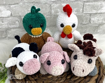 Pocket Pal Farm Collection / Ebook / Bundle / 5 Patterns