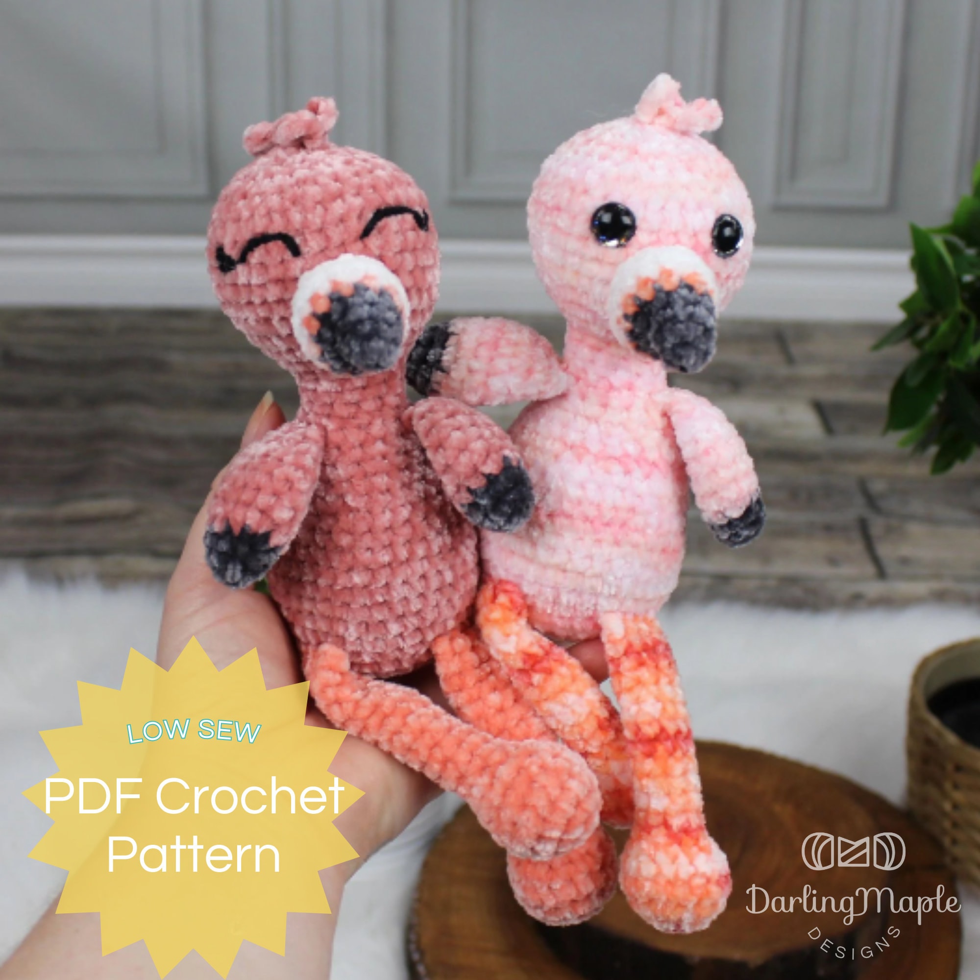 Pocket Flamingo Softie Pattern