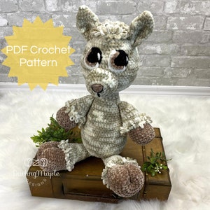 PDF Llama Crochet Pattern. &quot;Lucky&quot; the Llama Amigurumi Softie. Stuffed Animal Plush Pattern from Cuddle Buddy Collection