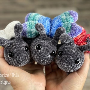 Crochet Pattern: Pocket Pal Ladybug / Insect / Bug/ Amigurumi/ Stuffy/ Softie/ Animal image 5