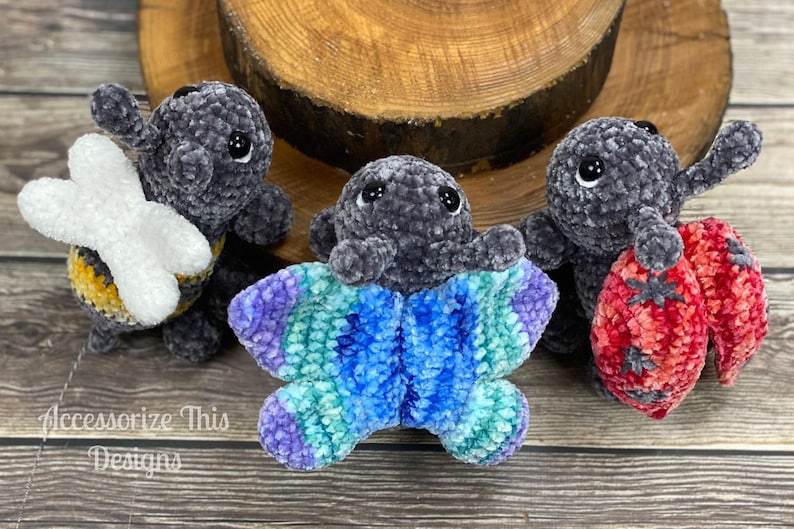 Crochet Pattern: Pocket Pal Ladybug / Insect / Bug/ Amigurumi/ Stuffy/ Softie/ Animal image 4