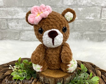 Lil' Bitty Bear Crochet Pattern - Amigurumi Bear - Teddy Bear