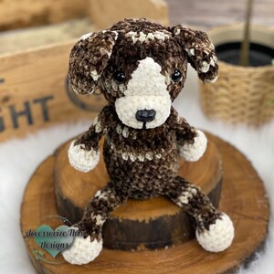 Crochet Pattern: Flip Flop Puppy / Dog / Pup / Amigurumi/ Stuffy/ Softie/ Animal / Pet image 4