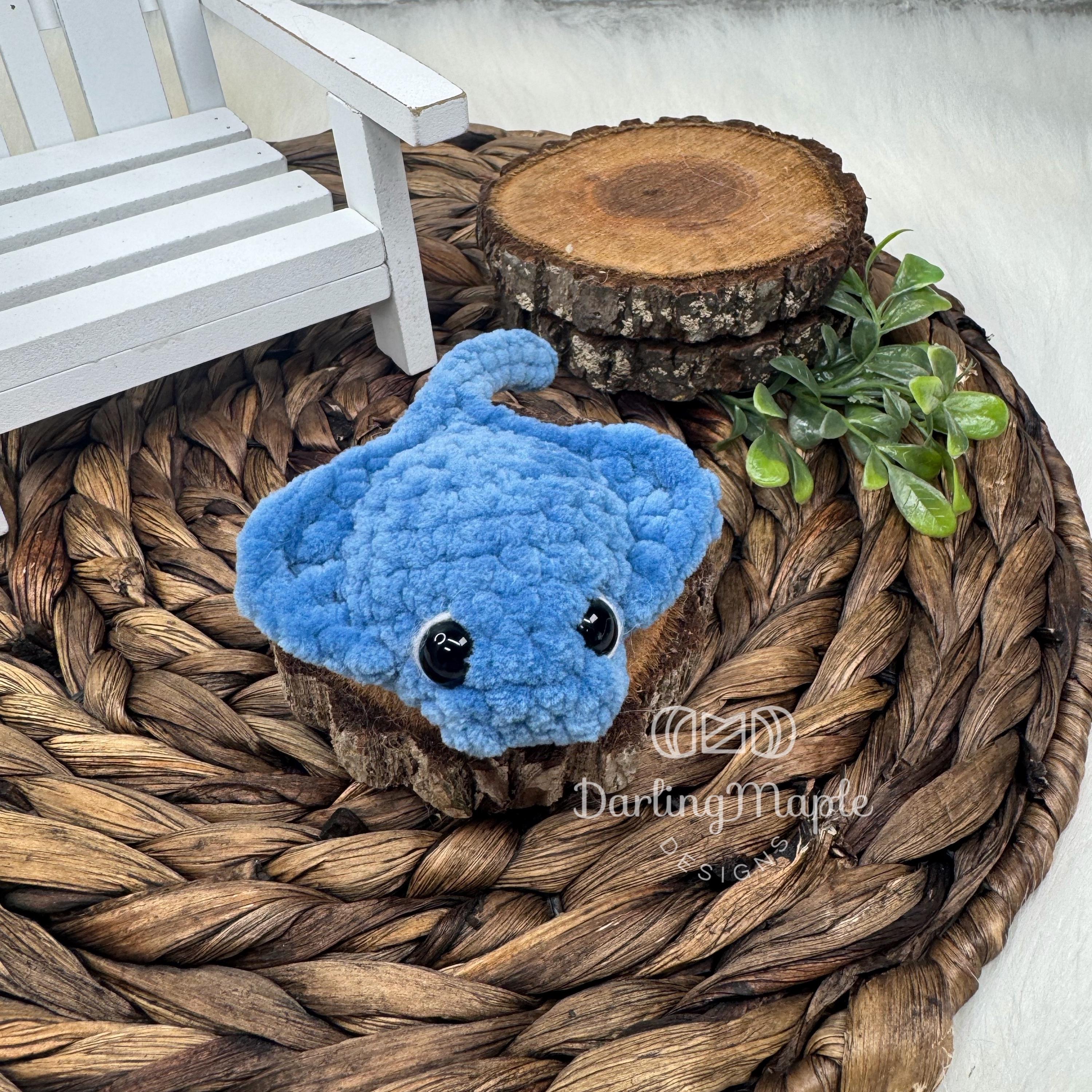 No-Sew Ocean Squish Stingray Pattern