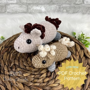 PDF Mini Horse Crochet Pattern Amigurumi. Cute Foal. Stuffed Farm Crochet Animal. Pocket Pal Collection