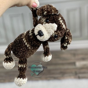Crochet Pattern: Flip Flop Puppy / Dog / Pup / Amigurumi/ Stuffy/ Softie/ Animal / Pet image 2