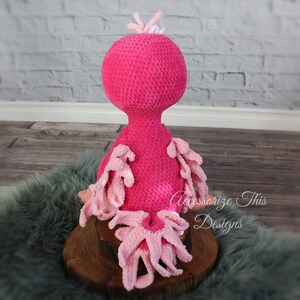 PDF Flamingo Crochet Doll Pattern. "Francesca" Flamingo Amigurumi Softie. Bird Plush Pattern from Cuddle Buddy Collection image 2