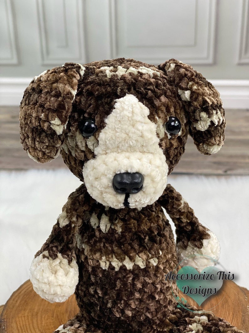 Crochet Pattern: Flip Flop Puppy / Dog / Pup / Amigurumi/ Stuffy/ Softie/ Animal / Pet image 3