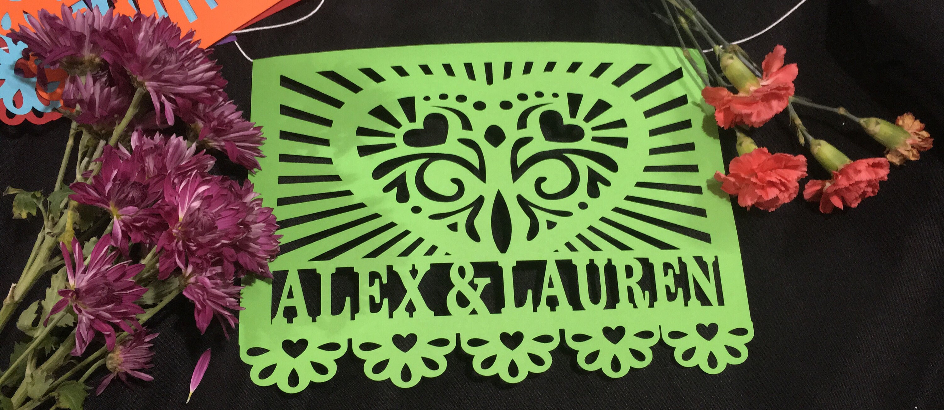 Customized Sacred Heart Papel Picado Banner Mexican Paper Etsy