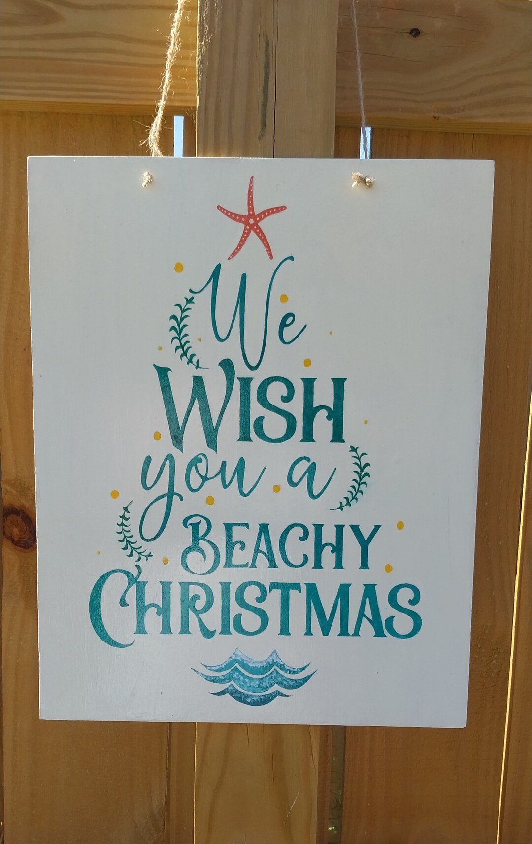 Salty Air and Sunshine Christmas Quote
