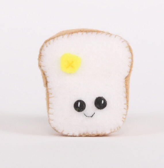 Bread With Butter Plushie Keychain Magnet Ornament Etsy