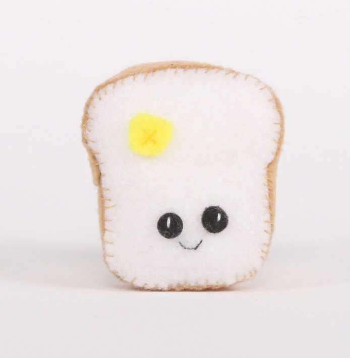 Bread With Butter Plushie Keychain Magnet Ornament Etsy