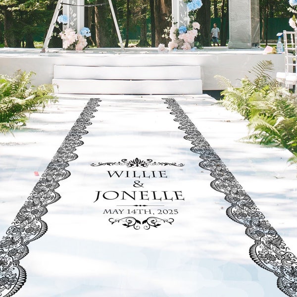 Black Wide Aisle Runner Etsy