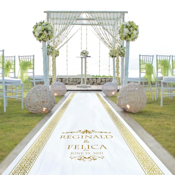 Custom Aisle Runner Etsy