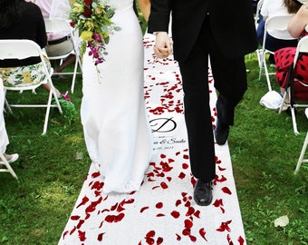 Red Roses Aisle Runner, Custom Aisle Runner, Wedding Ideas,  Wedding Decor, Rose Wedding, Wedding Gift, Wedding Ceremony,  Big Red Roses