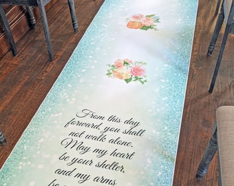 Coral Aisle Runner, Turqoise Aisle Runner, Aisle Runner,  Wedding Decor, Wedding Ideas, Wedding Sign, Wedding Ceremony,  Coral and Turquoise