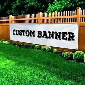 Custom Vinyl Banner: Personalized Party & Wedding Decor