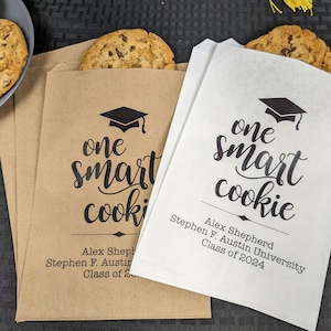 Graduation Decorations 2024, One Smart Cookie Bag, Class of 2024, One Smart Cookie, High School Graduation, College Graduation