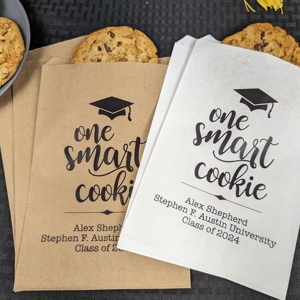 Graduation Decorations 2024, One Smart Cookie Bag, Class of 2024, One Smart Cookie, High School Graduation, College Graduation