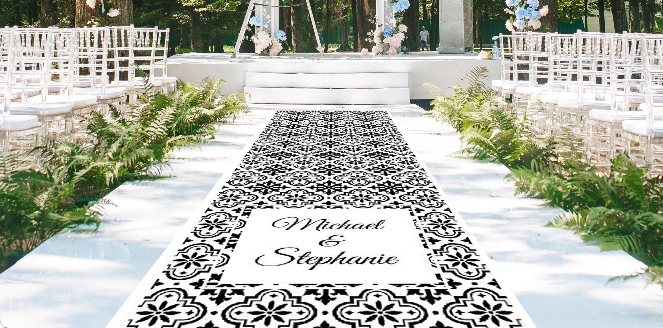 Spanish Tile Aisle Runner Wedding Aisle Runner Aisle Runner Etsy