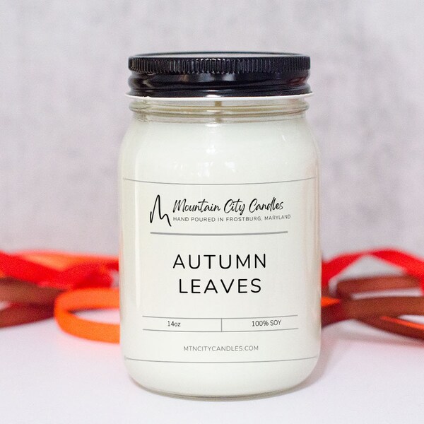 Autumn Leaves Soy Scented Candles and Wax Melts | True-to-Life Scented Candles