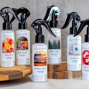 Room Spray – Handmade Air Freshener in Multiple Scents, Clean & Long-Lasting Mist – Mountain City Candles