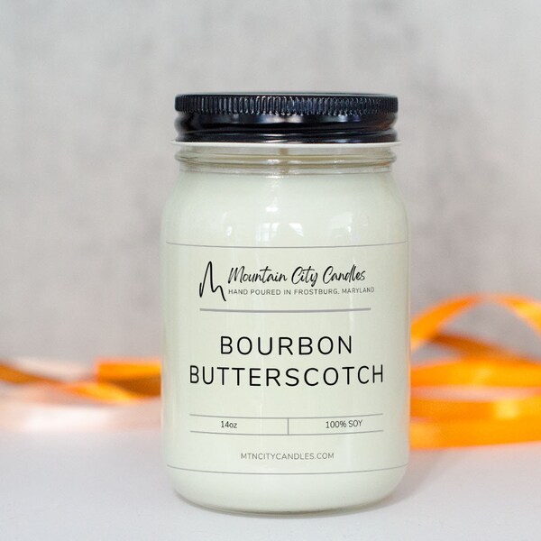 Bourbon Butterscotch Soy Scented Candles and Wax Melts | True-to-Life Scented Candles