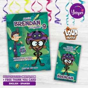 Personalized Printable Invitation for Birthday The Loud House Clyde McBride, The Loud House, Printable Card, Personalized The Loud House