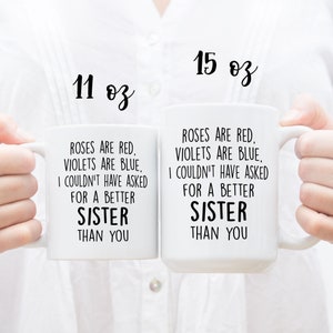Sister Mug Birthday Gifts for Sister Christmas Gift Big | Etsy
