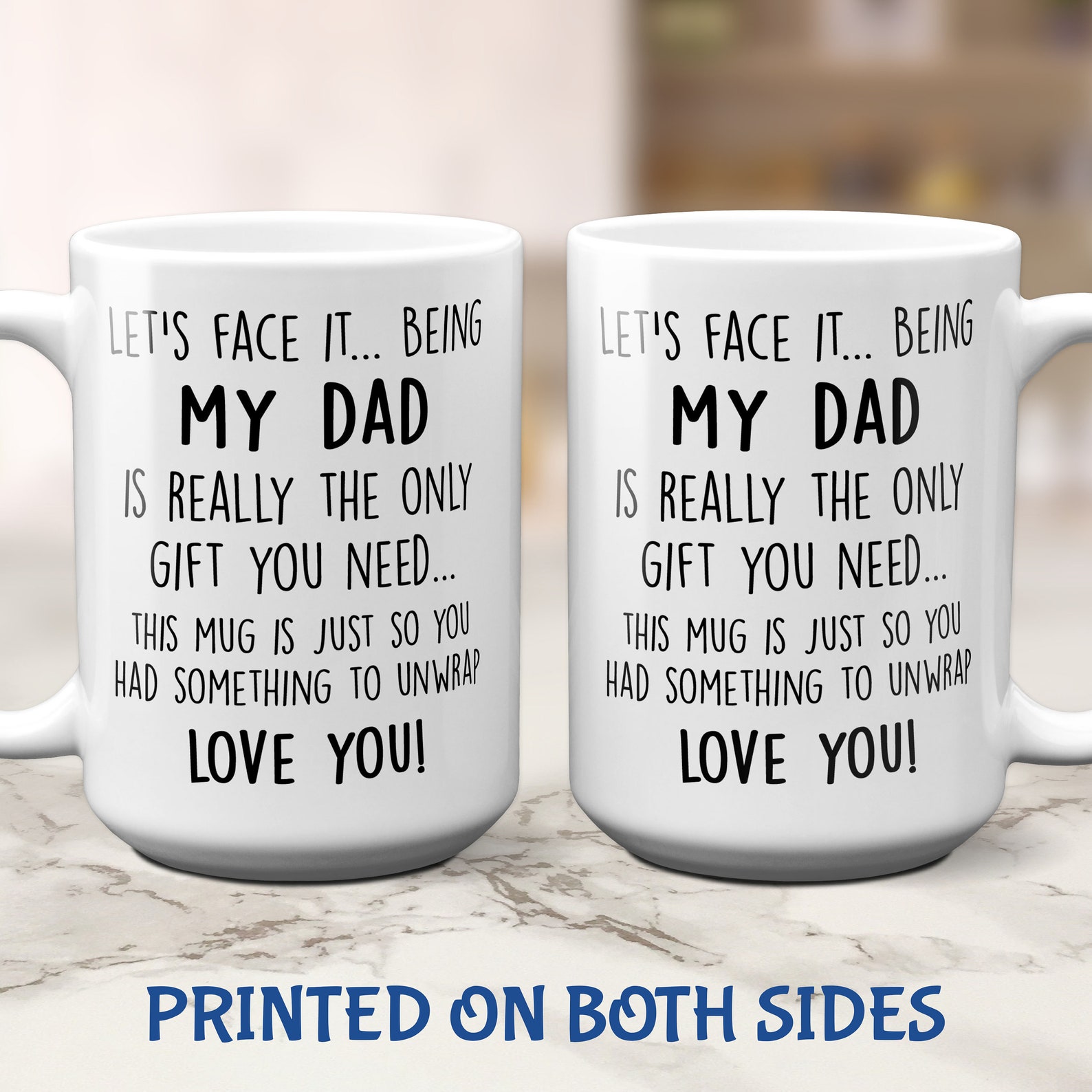 Funny Gag Gifts for Dad Being My Dad Mug Dad Gift from Son Etsy