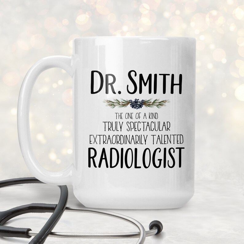 Personalized Radiologist Mug / Radiology Dr thank you gift Etsy