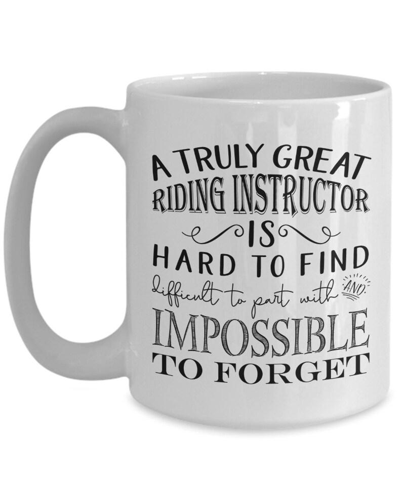 Horseback Riding Instructor Gifts Truly Great Riding Etsy