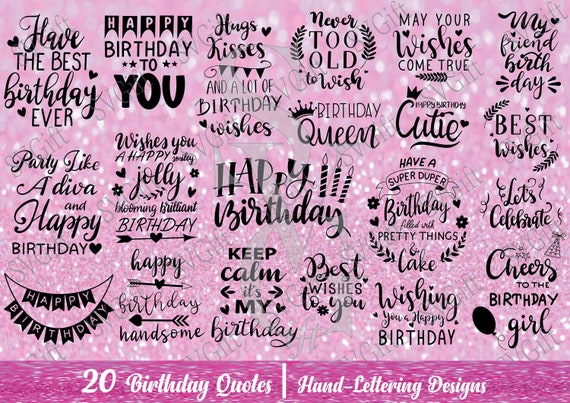 Download Birthday Svg Bundle Birthday Queen Svg Happy Birthday Svg Etsy