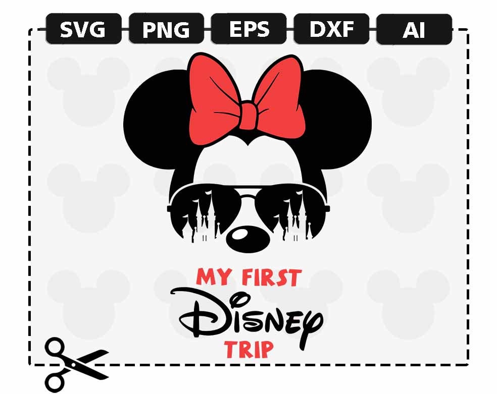 Download SVG Disney My First Disney Trip Castle Sunglasses Mickey ...