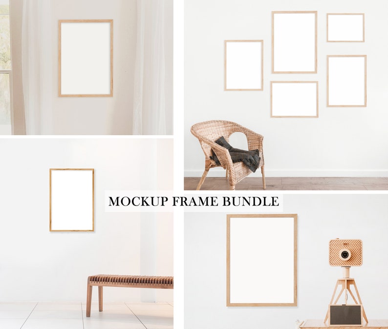 Download MINIMALIST Frame Mockup BUNDLE Mockup Frame Styled Mockup | Etsy