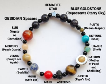 Solar System Bracelet (Various Sizes)