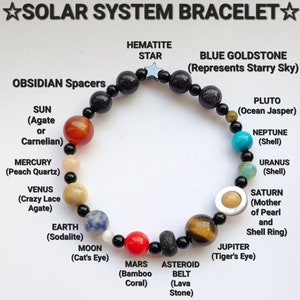 Solar System Bracelet (Various Sizes)