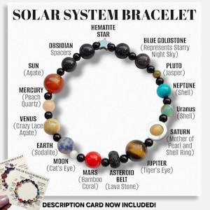 Sonnensystem Armband