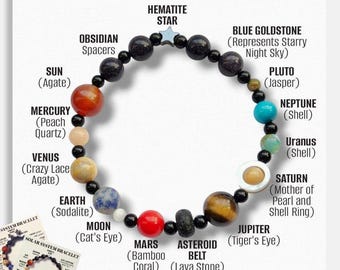 Solar System Bracelet
