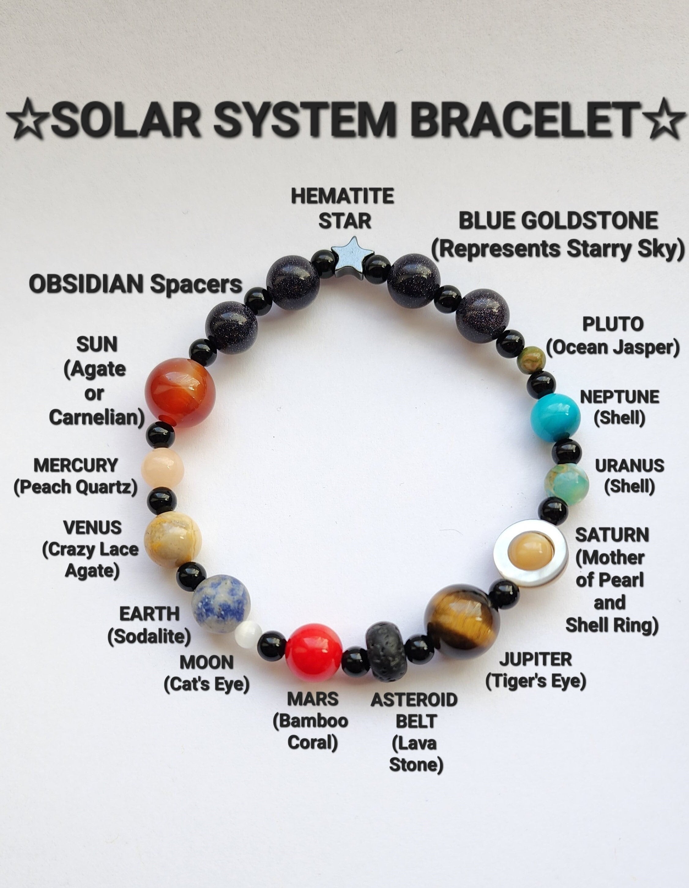 Solar system bracelets and their meaning – Conscious Items