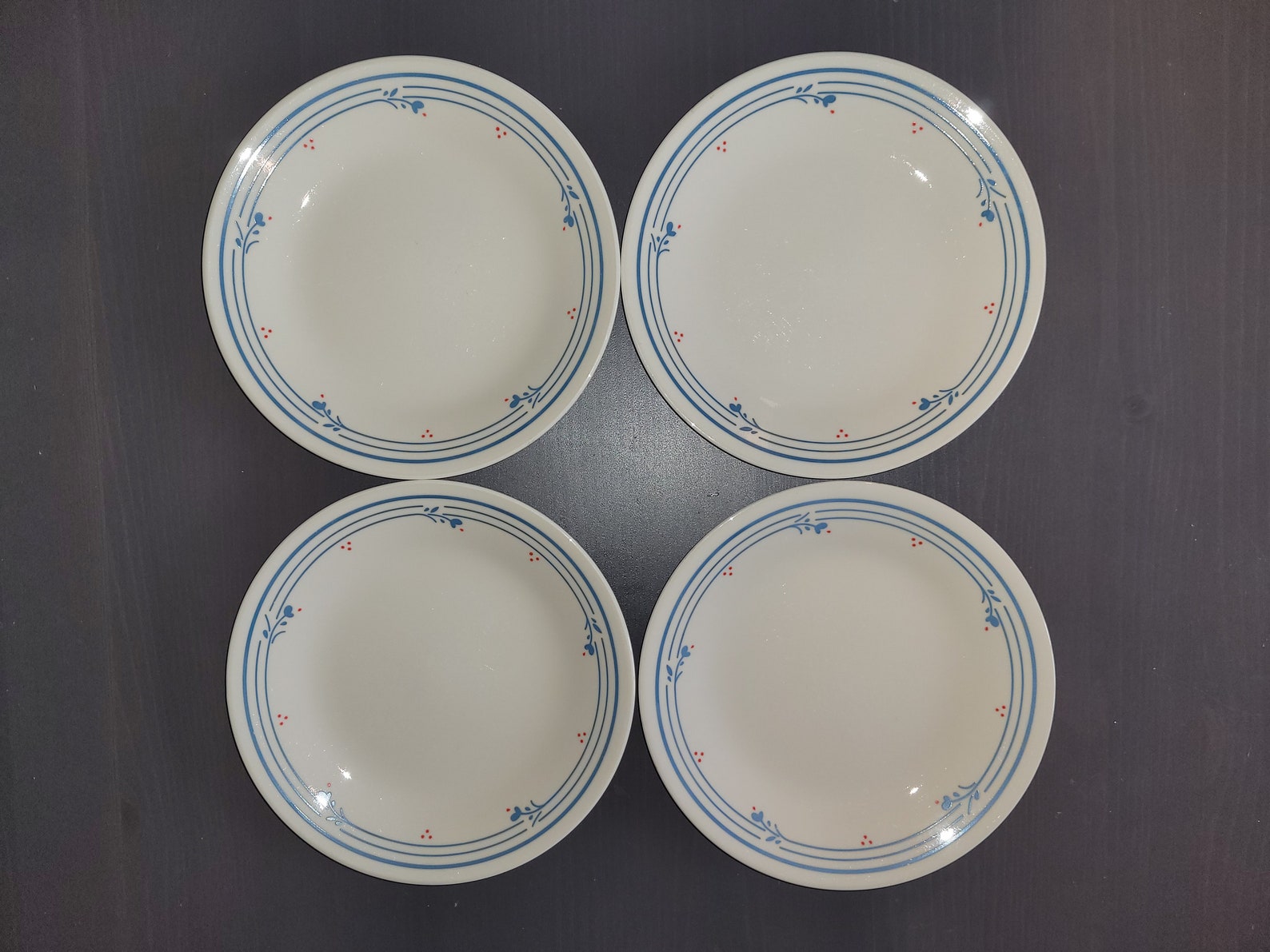 1980's Vintage Corelle by Corning Country Violets pattern Etsy
