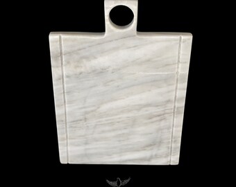 White Marble Cheese Cutting Board, Kitchen Essential, Natural Stone Table, Serving board