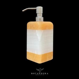 Gold Onyx Soap Dispenser | Soap Pump | Bathroom essentials | Beauty & Care | Birthday Gift