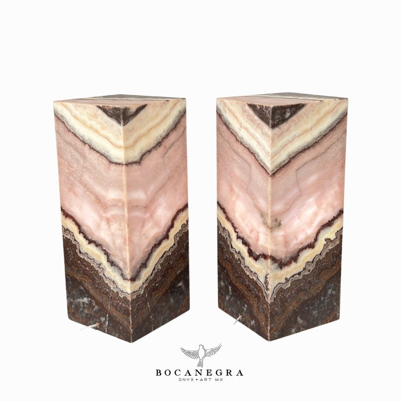 Handcrafted Natural Onyx Table Lamp – Rustic Accent Light image 6