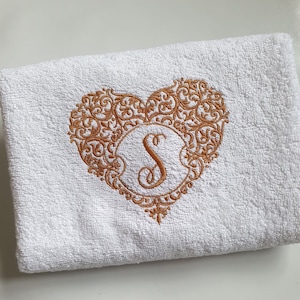 Luxury Hand towels - Valentine&#39;s day towel - Wedding day towel - Gift towel - Hen Party towel - Hen night towel - Monogram towel -